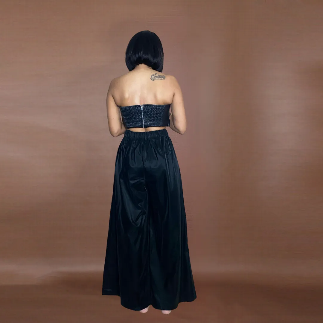 Noir Wide Leg Pants