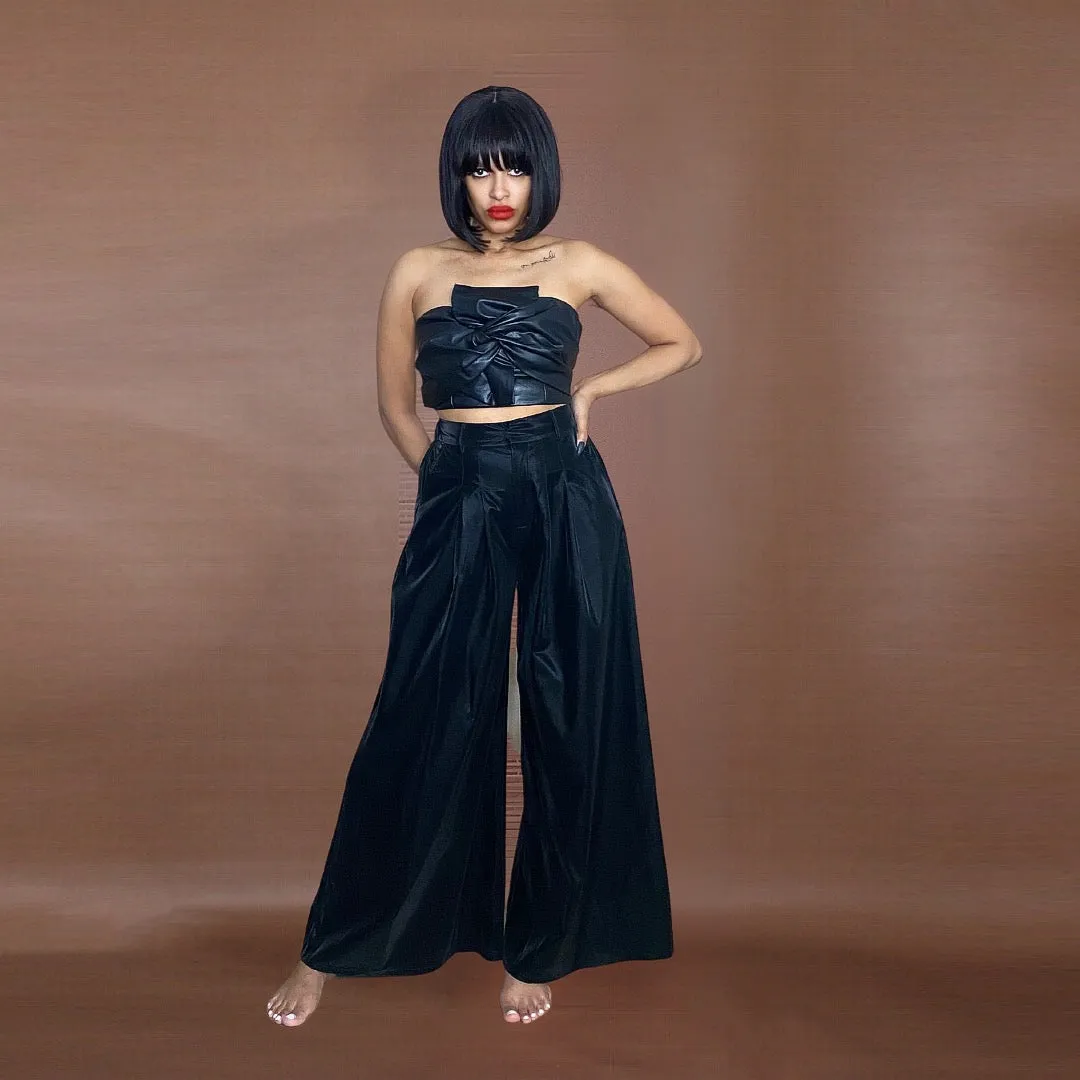 Noir Wide Leg Pants