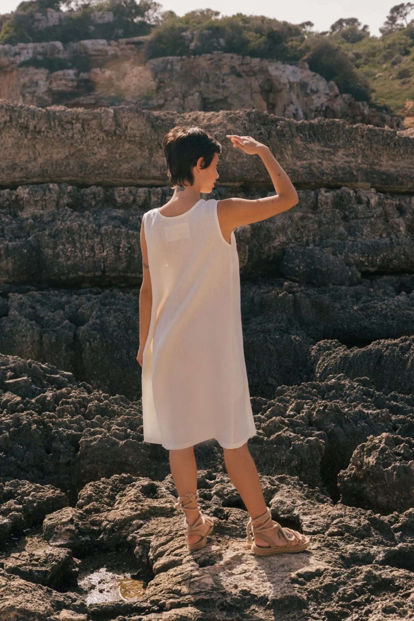 Norah Linen Loose Dress | Multiple Colours