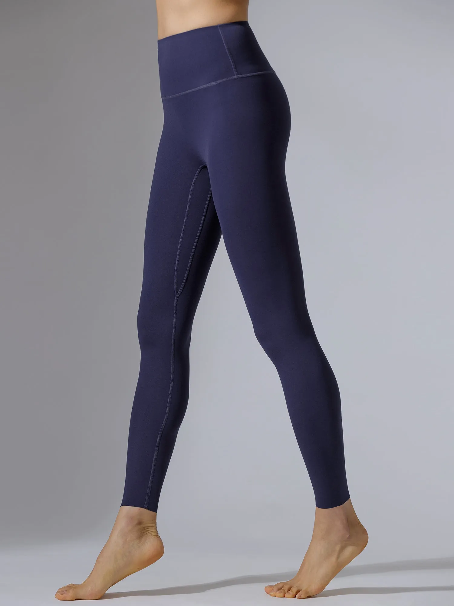 NUDE HIGH WAIST MINIMAL PANTS, IRIS BLUE