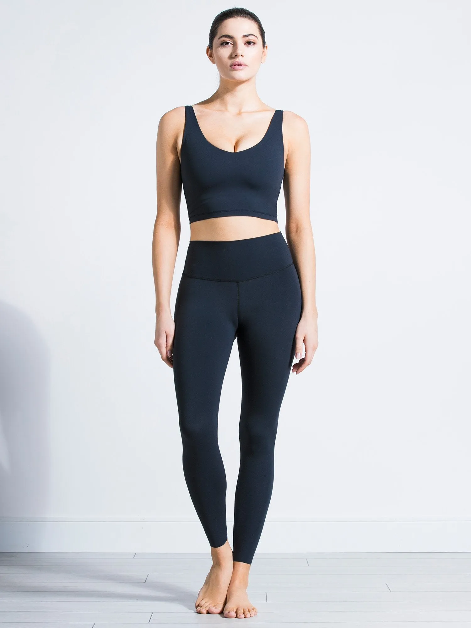 NUDE SHAPE HIGH WAIST PANTS, MIDNIGHT GREY