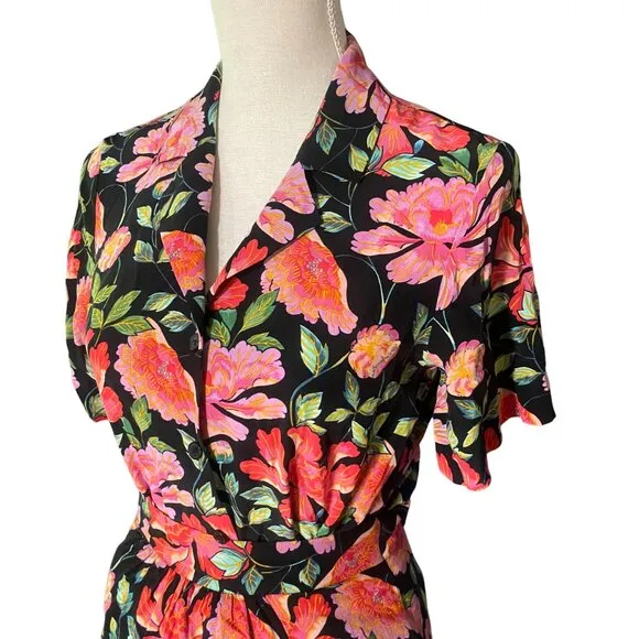 NWT &amp; Other Stories Peony print button down shirt and maxi skirt SET size 4 S xs