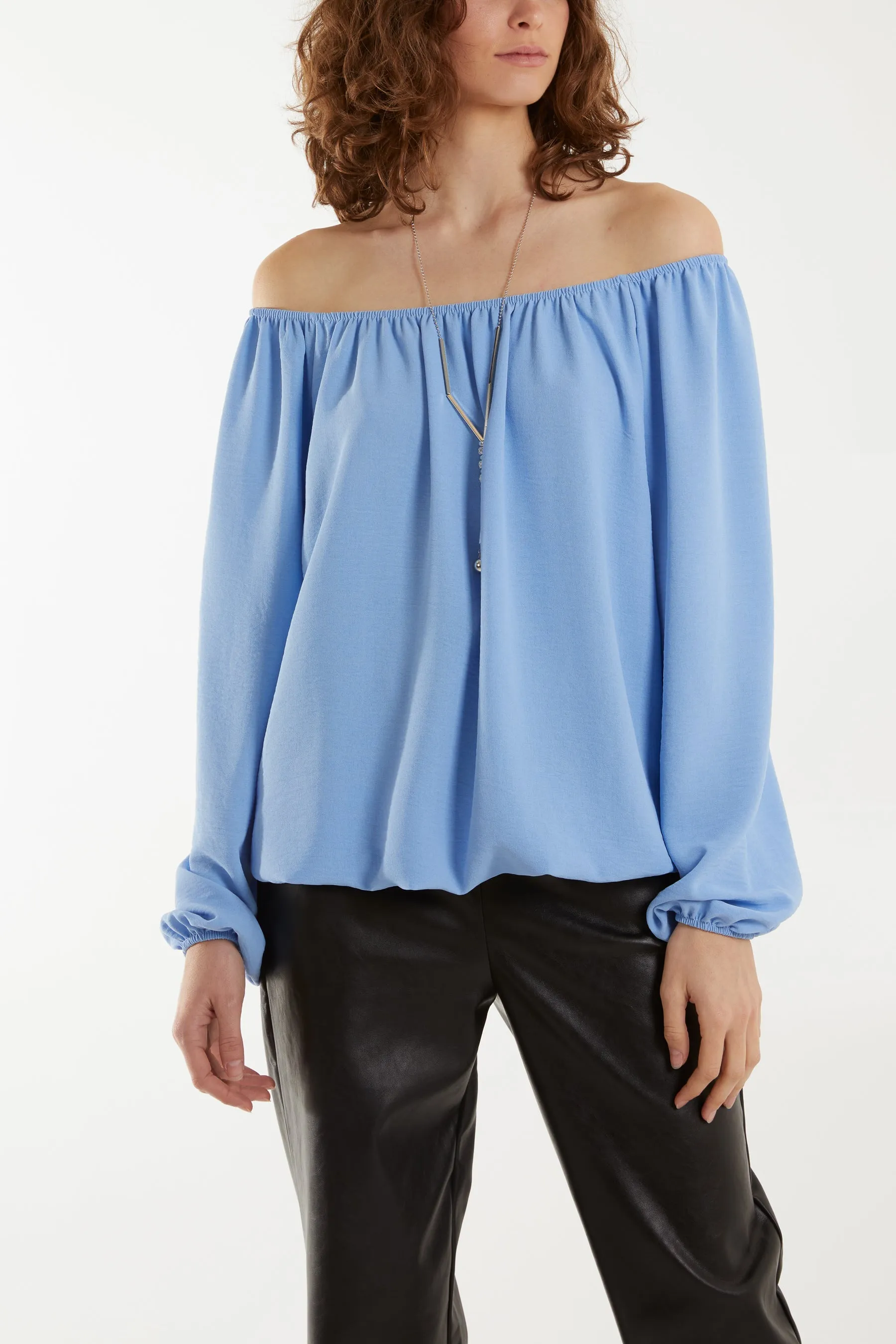 Off The Shoulder Necklace Top