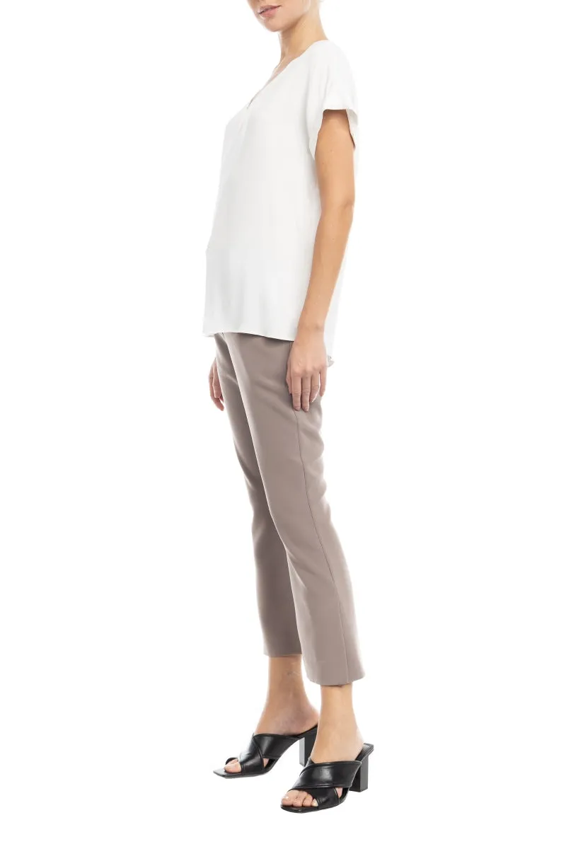 Oversized V-Neck Blouse