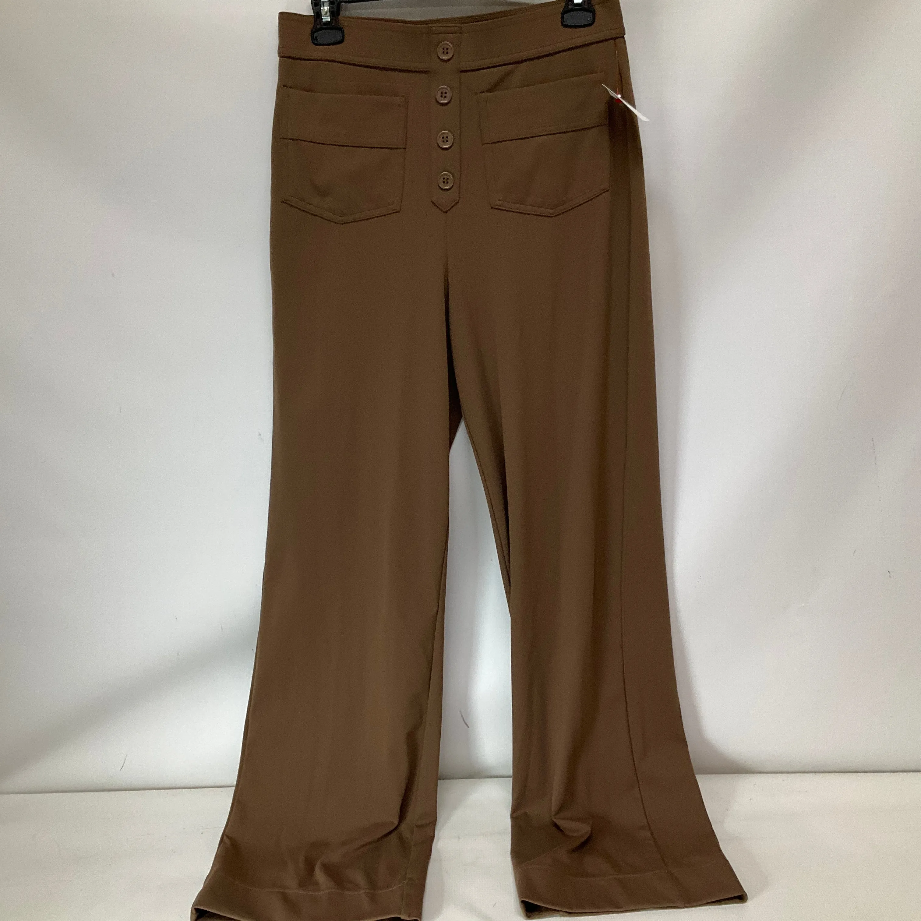 Pants Wide Leg By Cme In Brown, Size: M