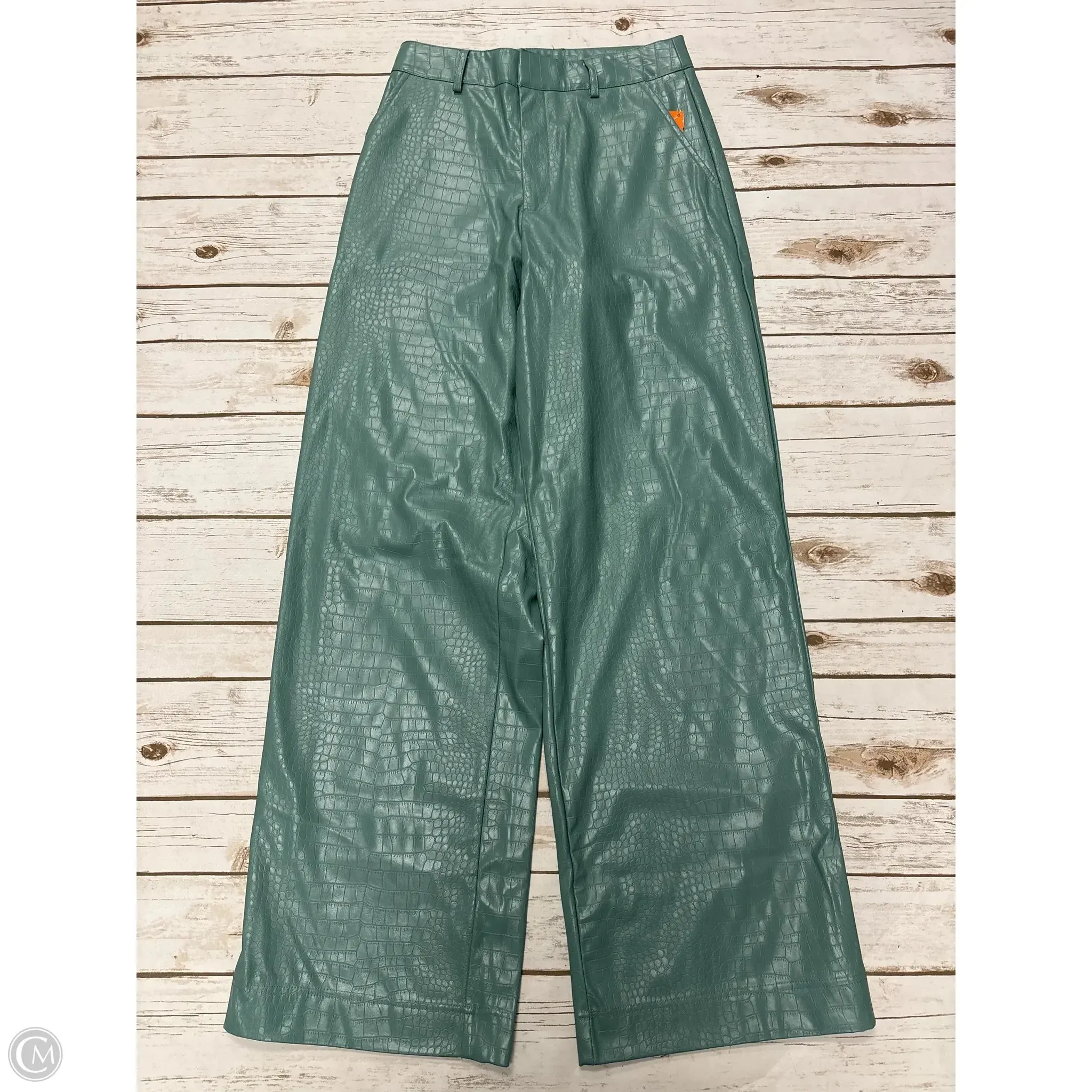Pants Wide Leg By Cme In Green, Size: 4
