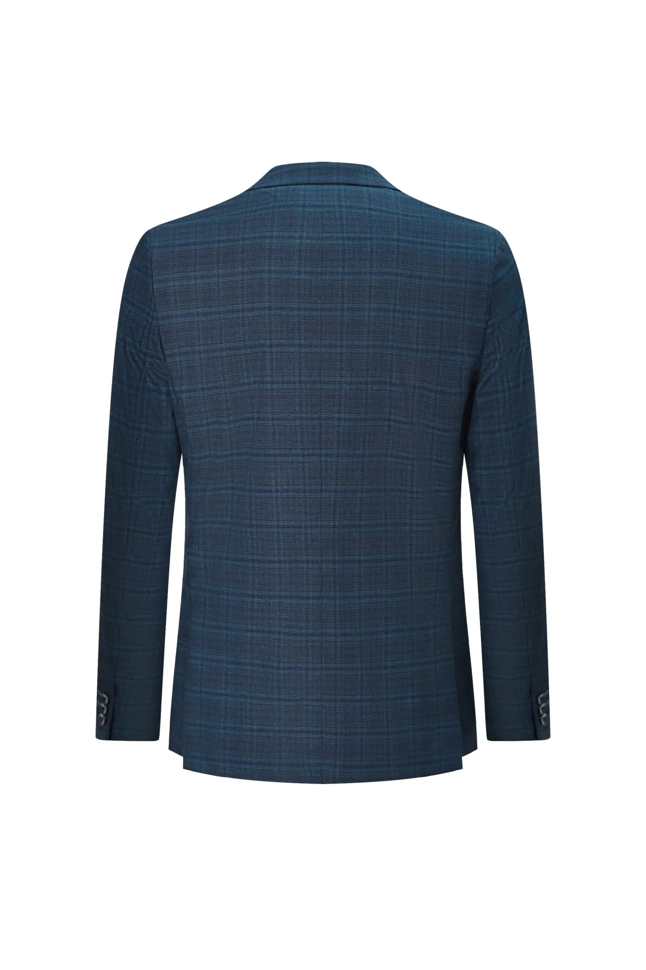 Pattern Suit Poly Rayon Check Suit Blazer