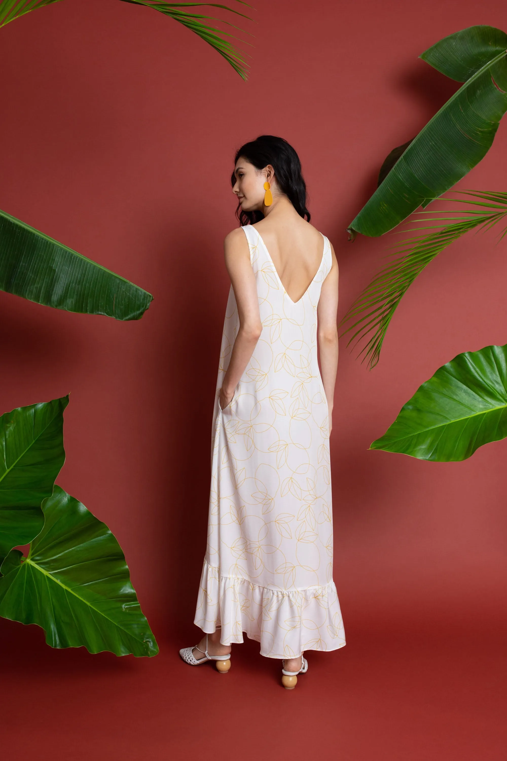 Pia Dress in Limone