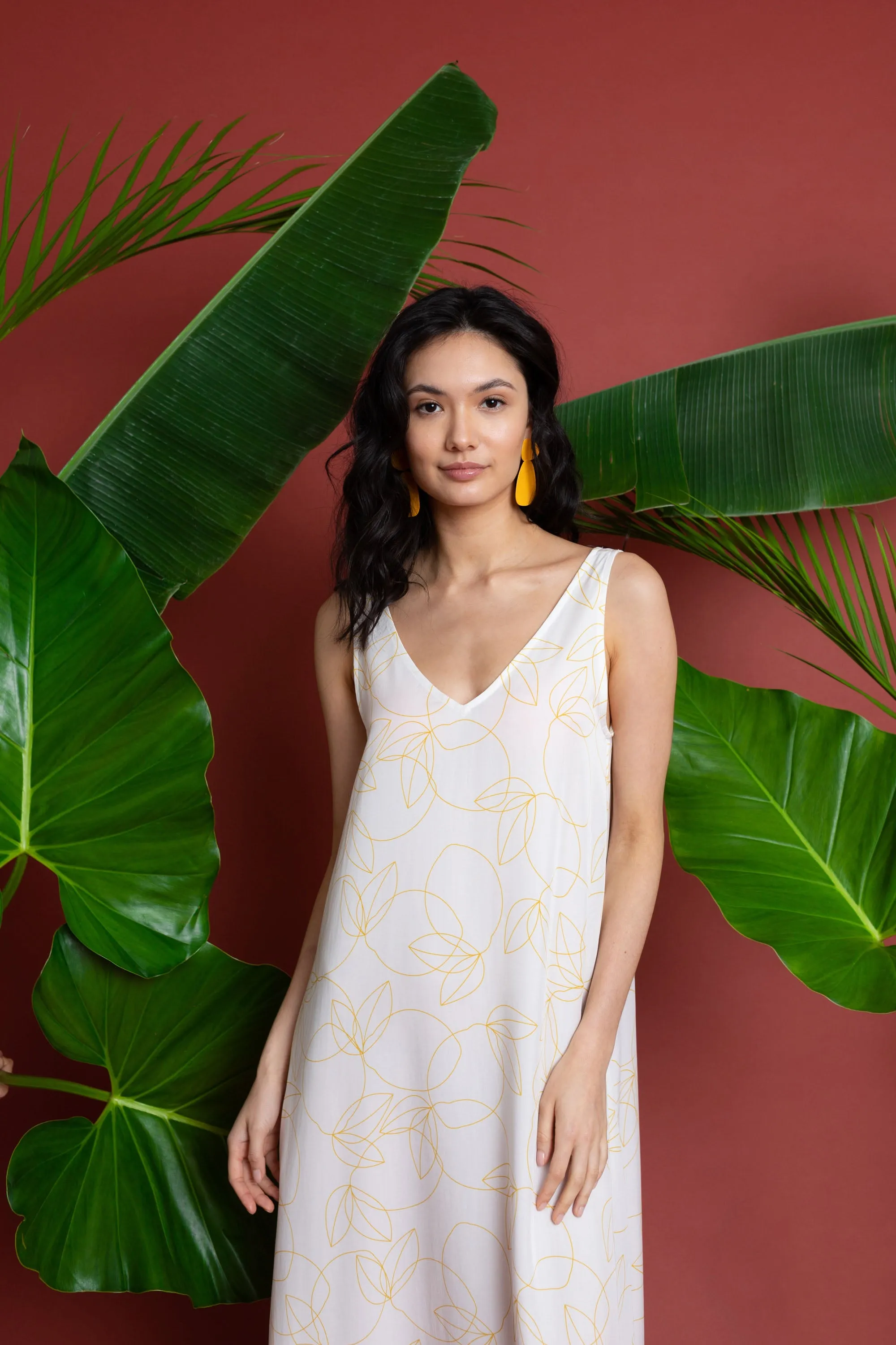 Pia Dress in Limone