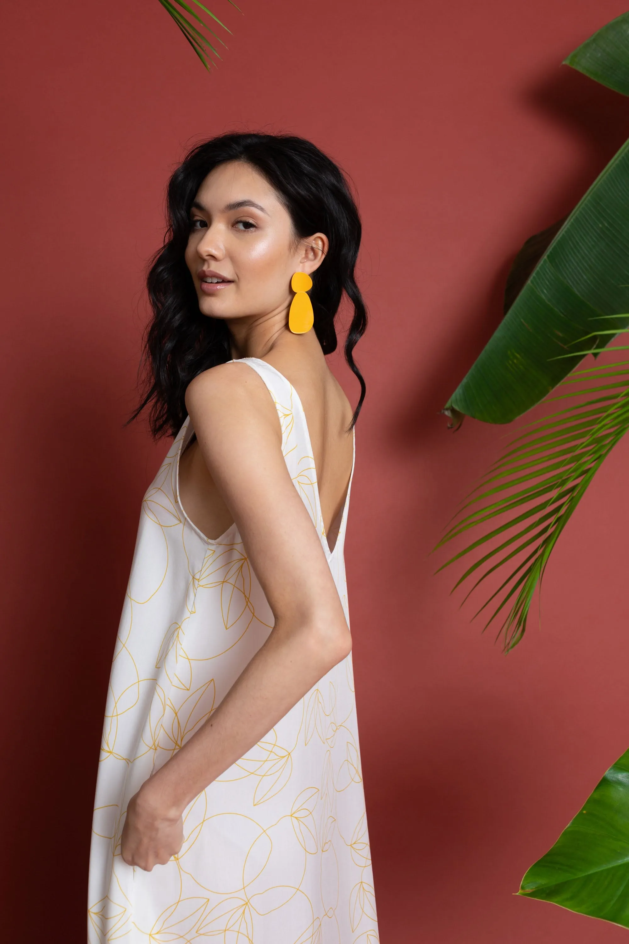 Pia Dress in Limone