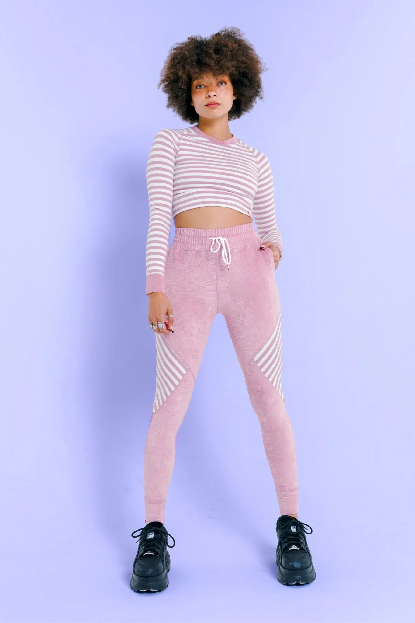 Pink Pixie - Raglan Long Sleeve Crop