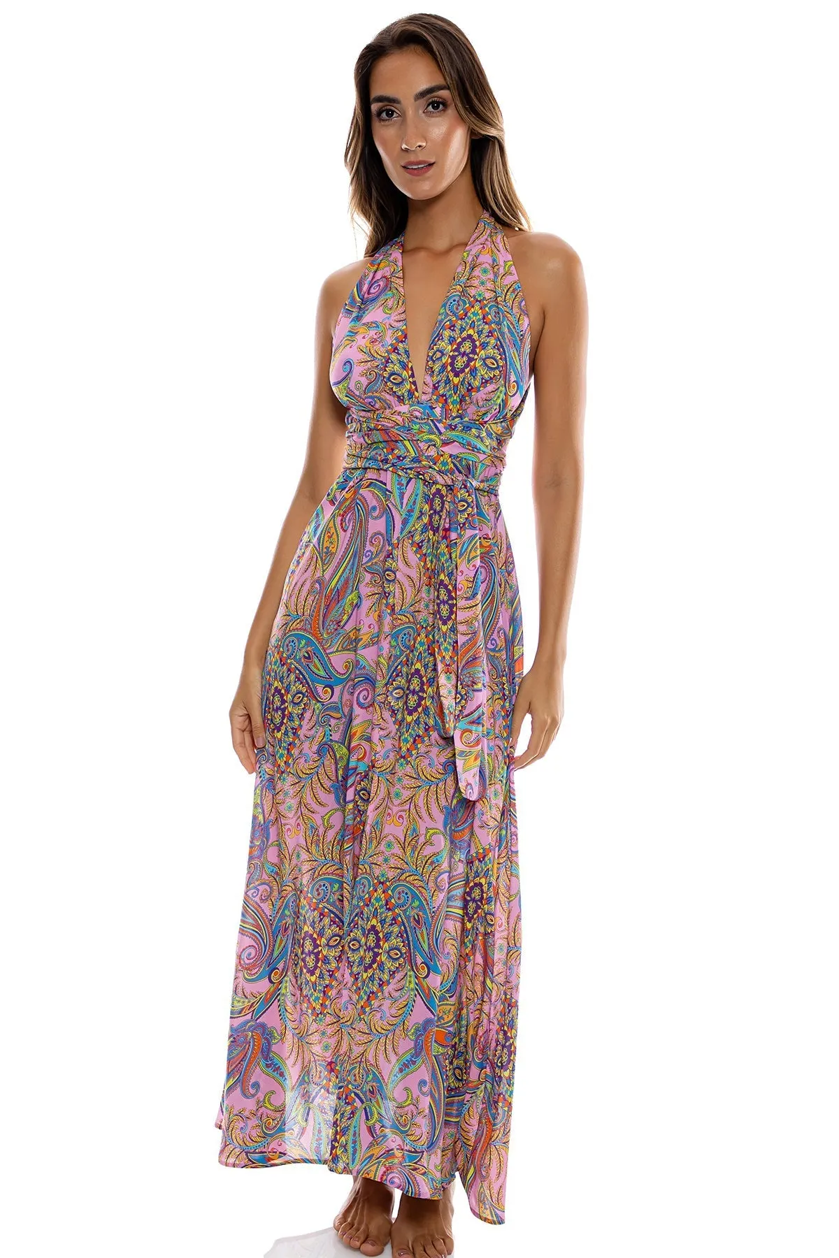 PINKIN' ABOUT YOU - Convertible Maxi Dress