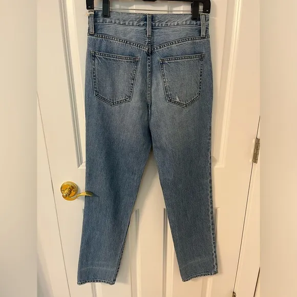 Pistola Denim NWOT Presley Distressed Relaxed Roller Jeans Medium Wash