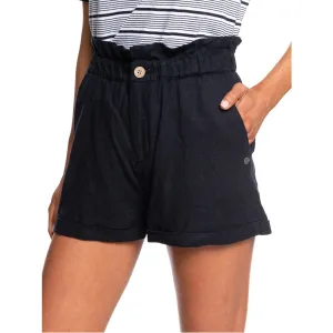 Playa Privada High Waist Linen Short