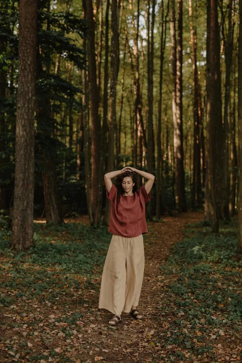 Porto Linen Top | Multiple Colours