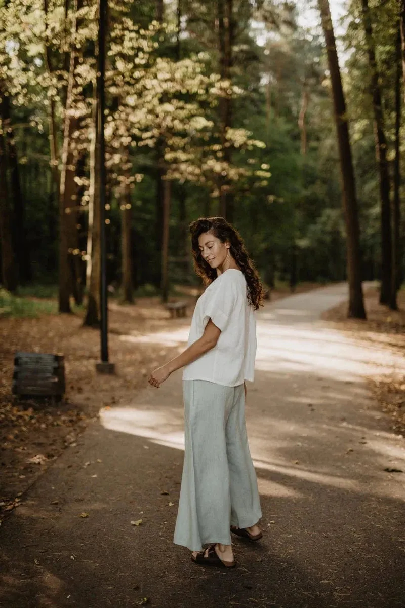 Porto Linen Top | Multiple Colours