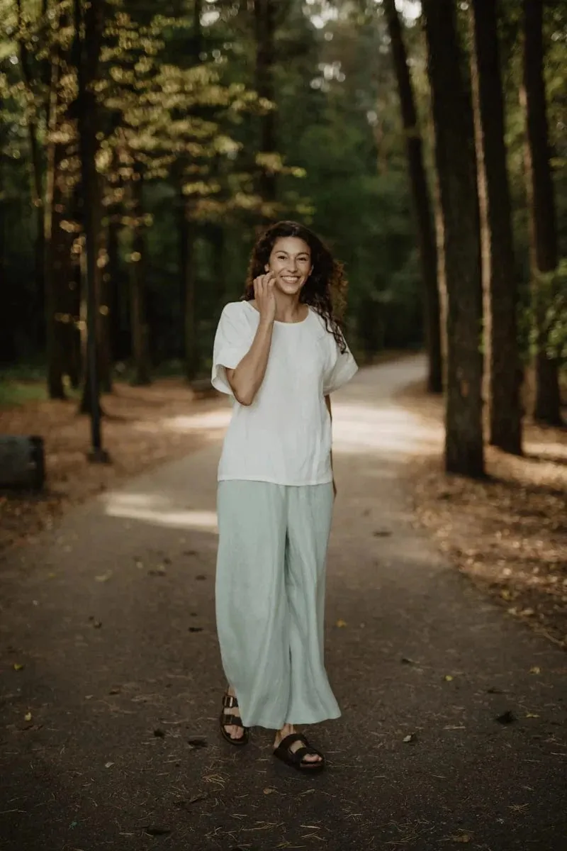 Porto Linen Top | Multiple Colours