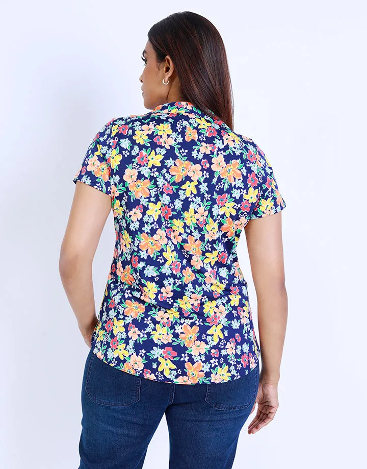 Printed Ladies Shirt Blouse