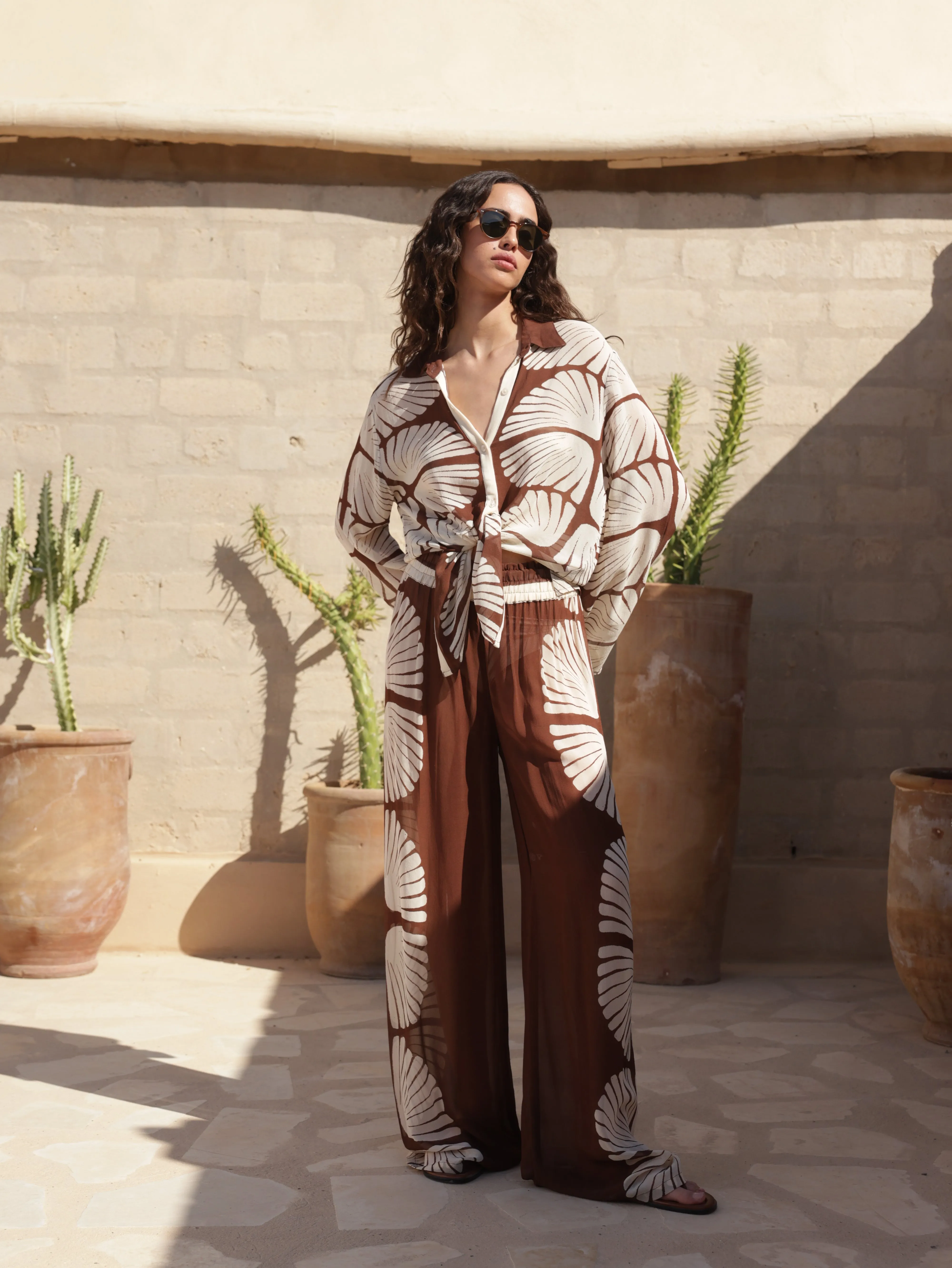 Printed Viscose Pants