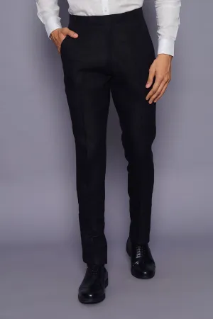 Pure Linen Black Pant