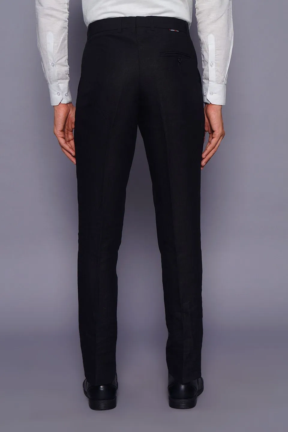 Pure Linen Black Pant