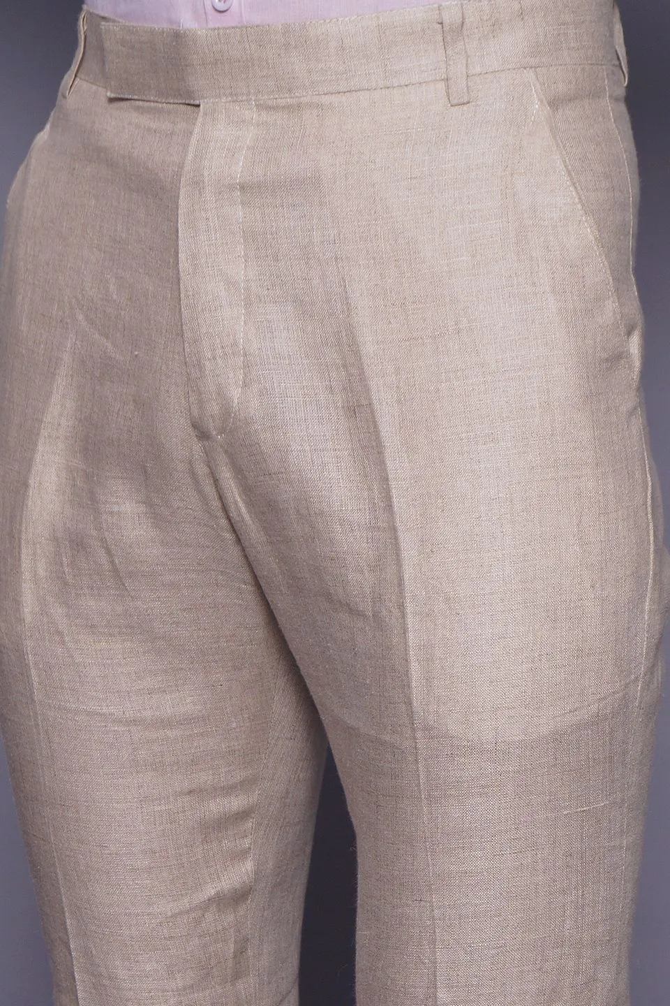 Pure Linen Cream Pant