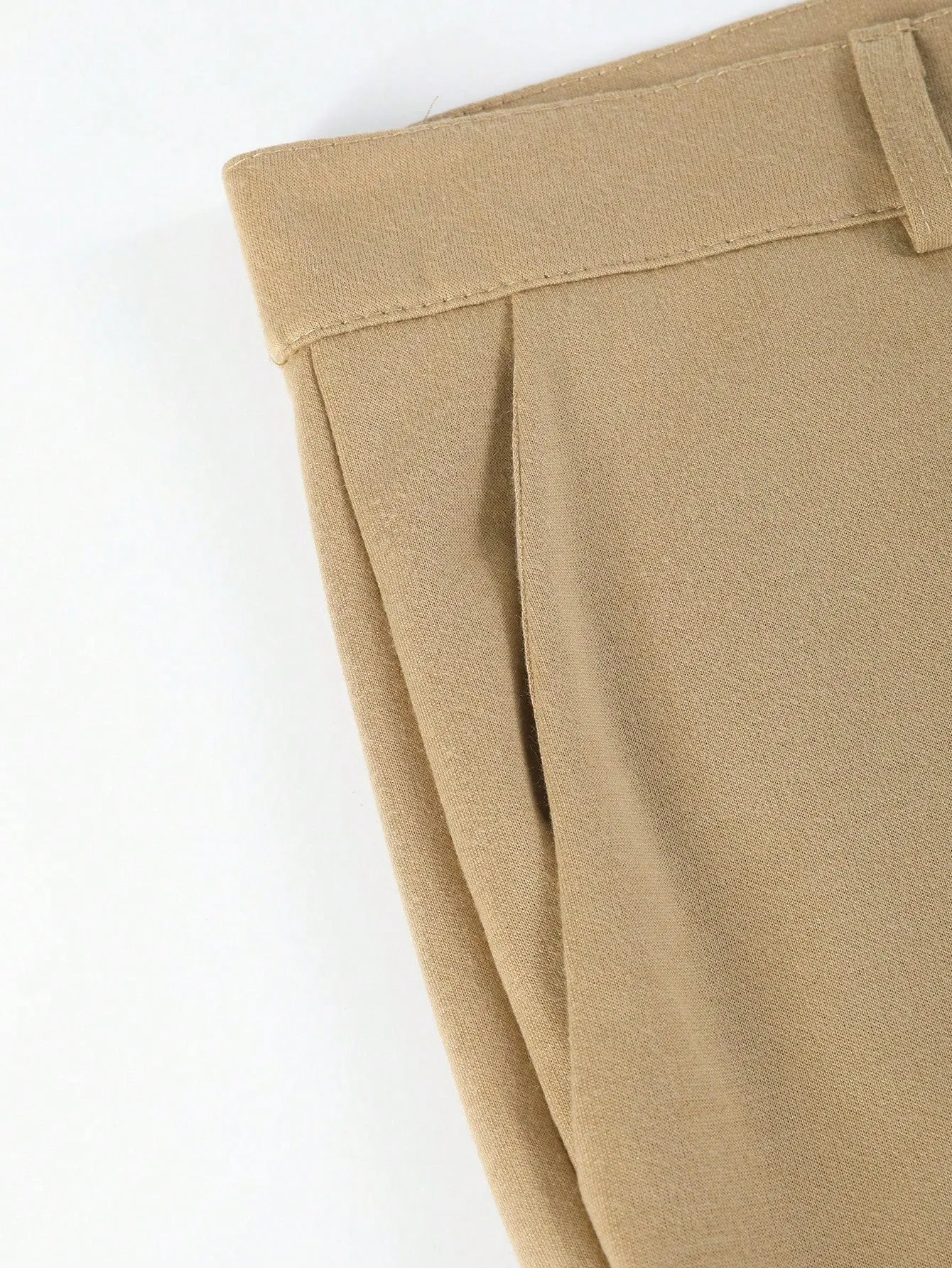 QA Mode Men's Summer Casual Solid Color Tapered Pants