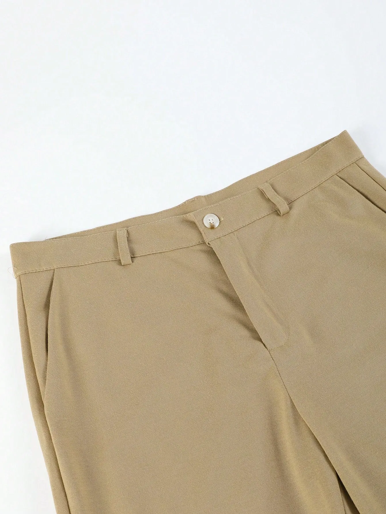 QA Mode Men's Summer Casual Solid Color Tapered Pants