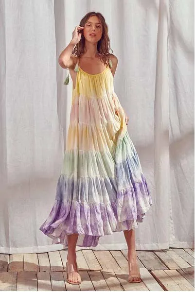 Rainbow Addison Maxi Dress