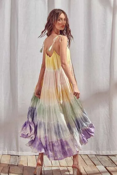 Rainbow Addison Maxi Dress