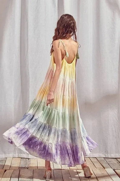 Rainbow Addison Maxi Dress
