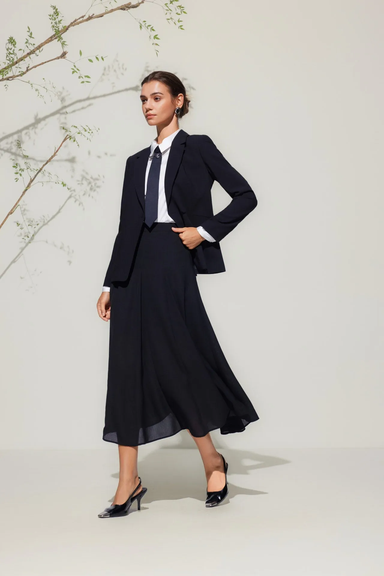 Rayon Blend Suit Blazer