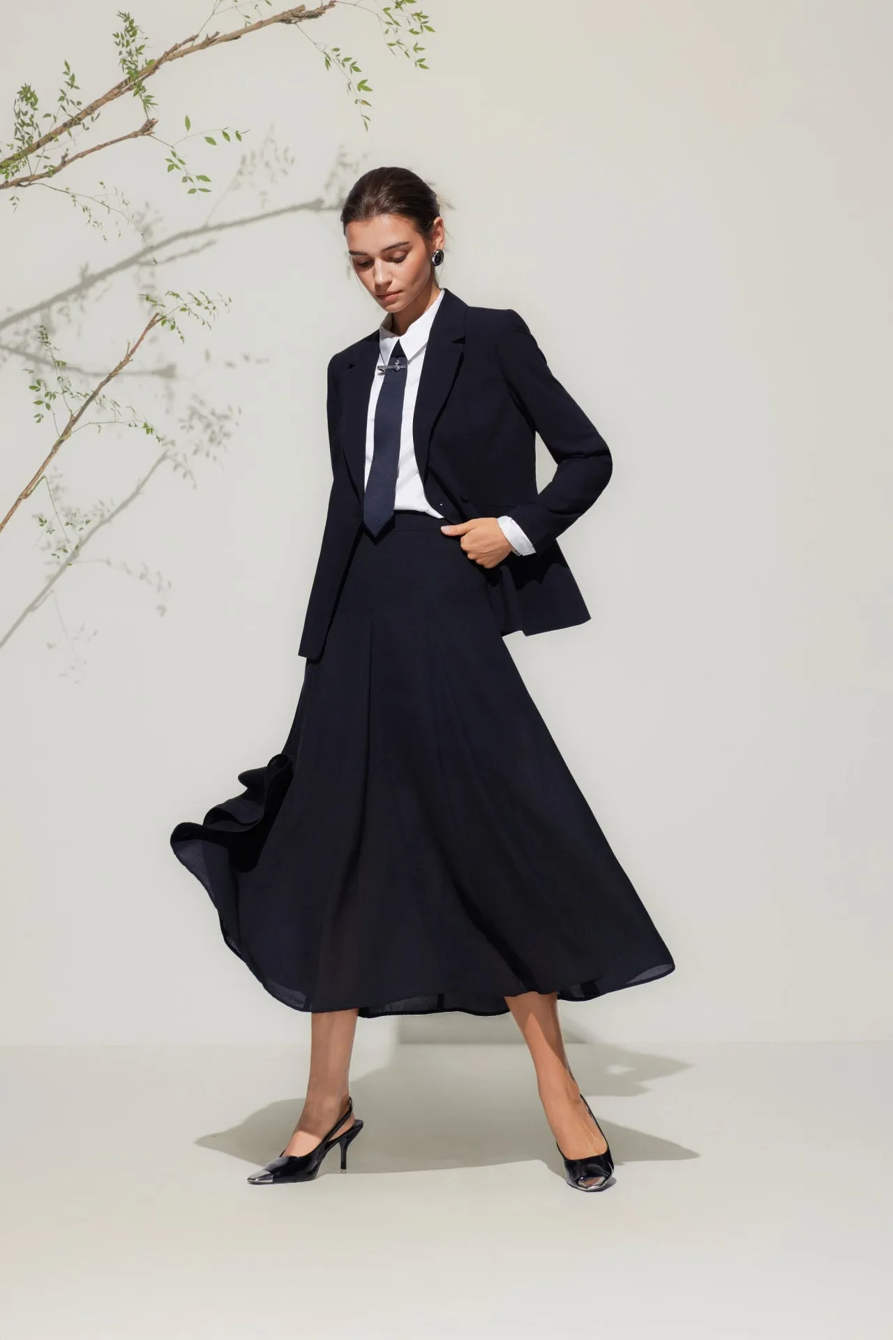 Rayon Blend Suit Blazer