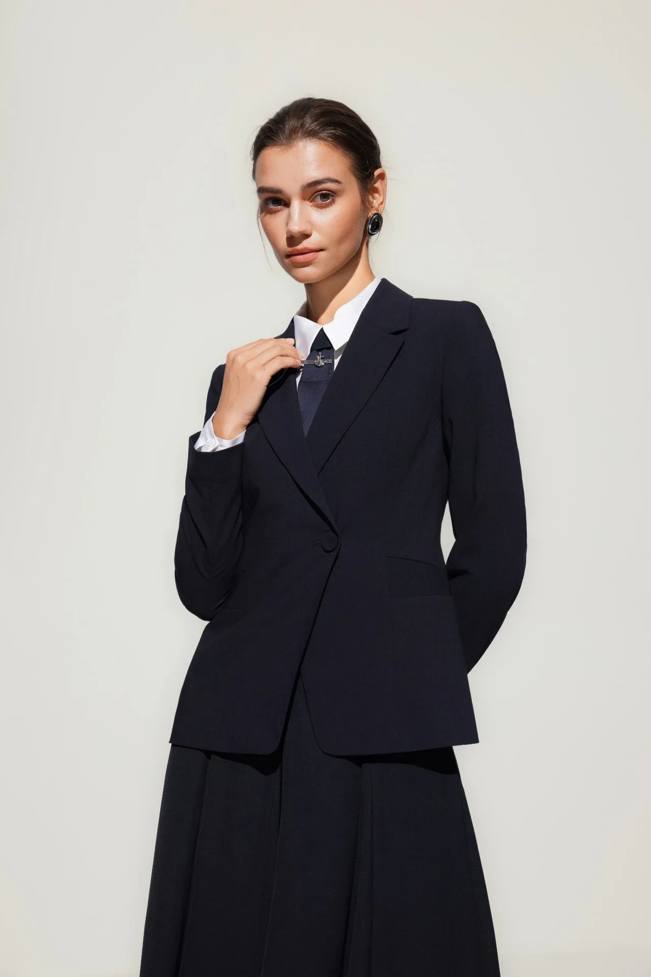 Rayon Blend Suit Blazer