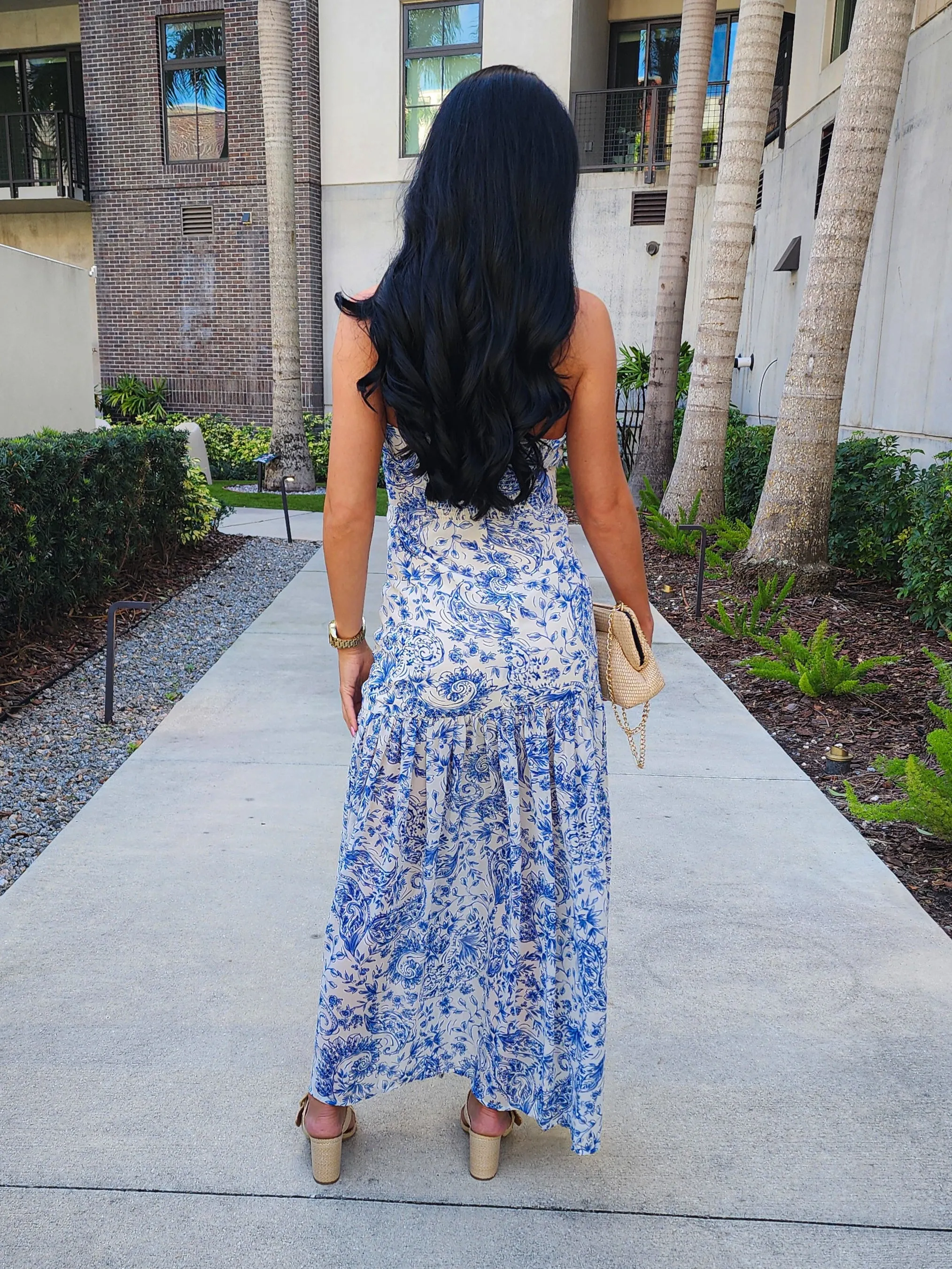 Riviera Strapless Maxi Dress