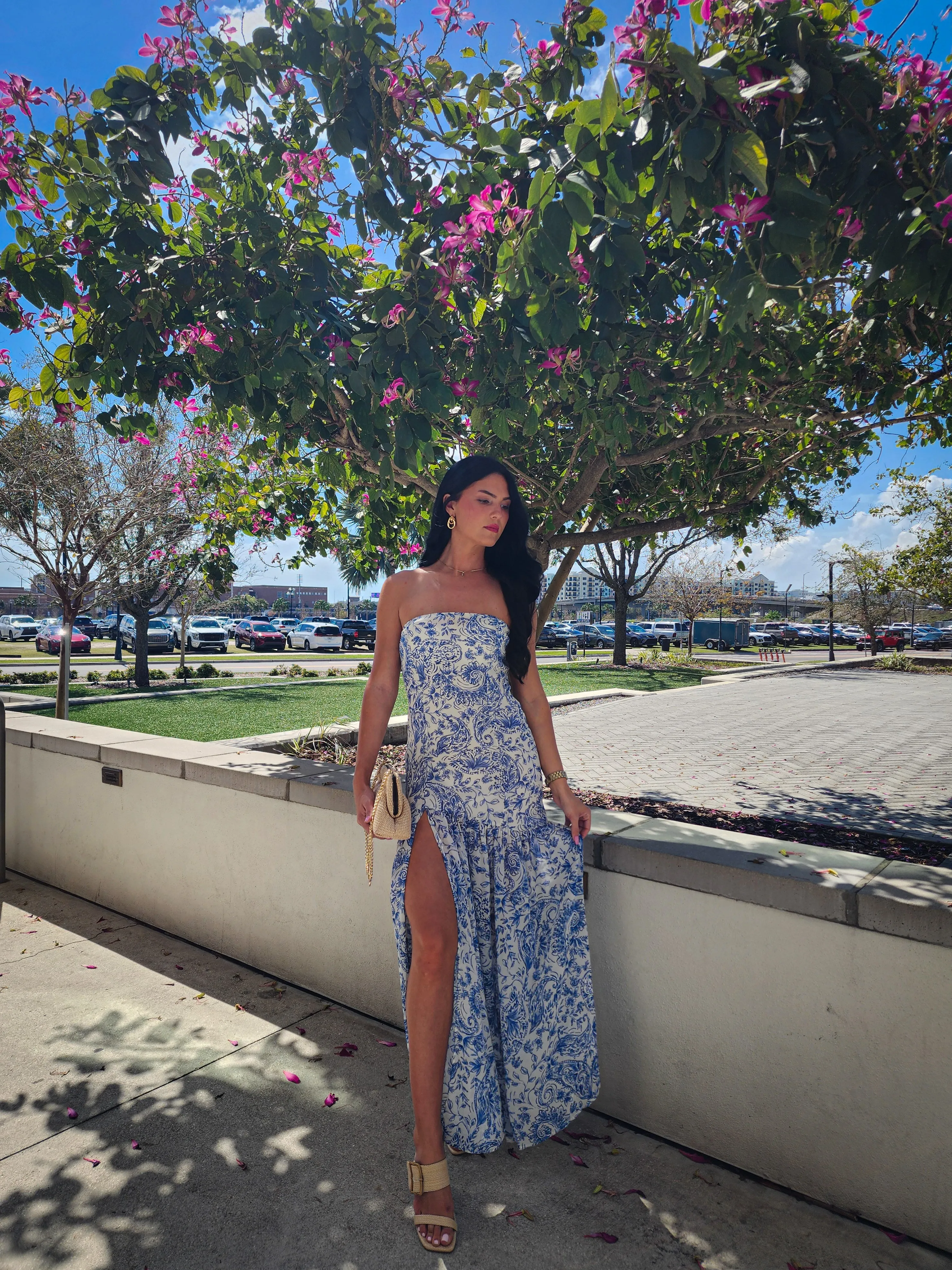 Riviera Strapless Maxi Dress