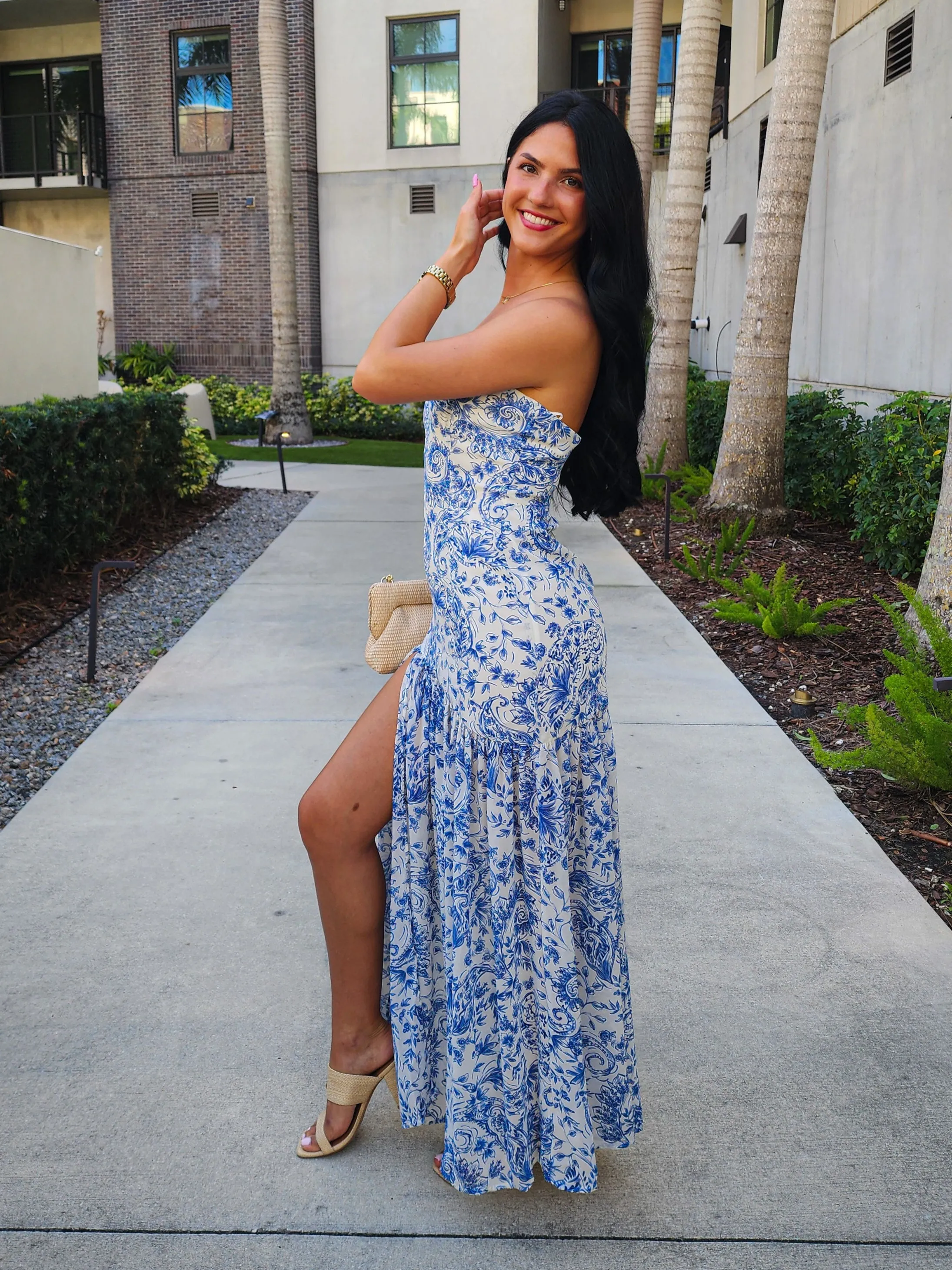 Riviera Strapless Maxi Dress