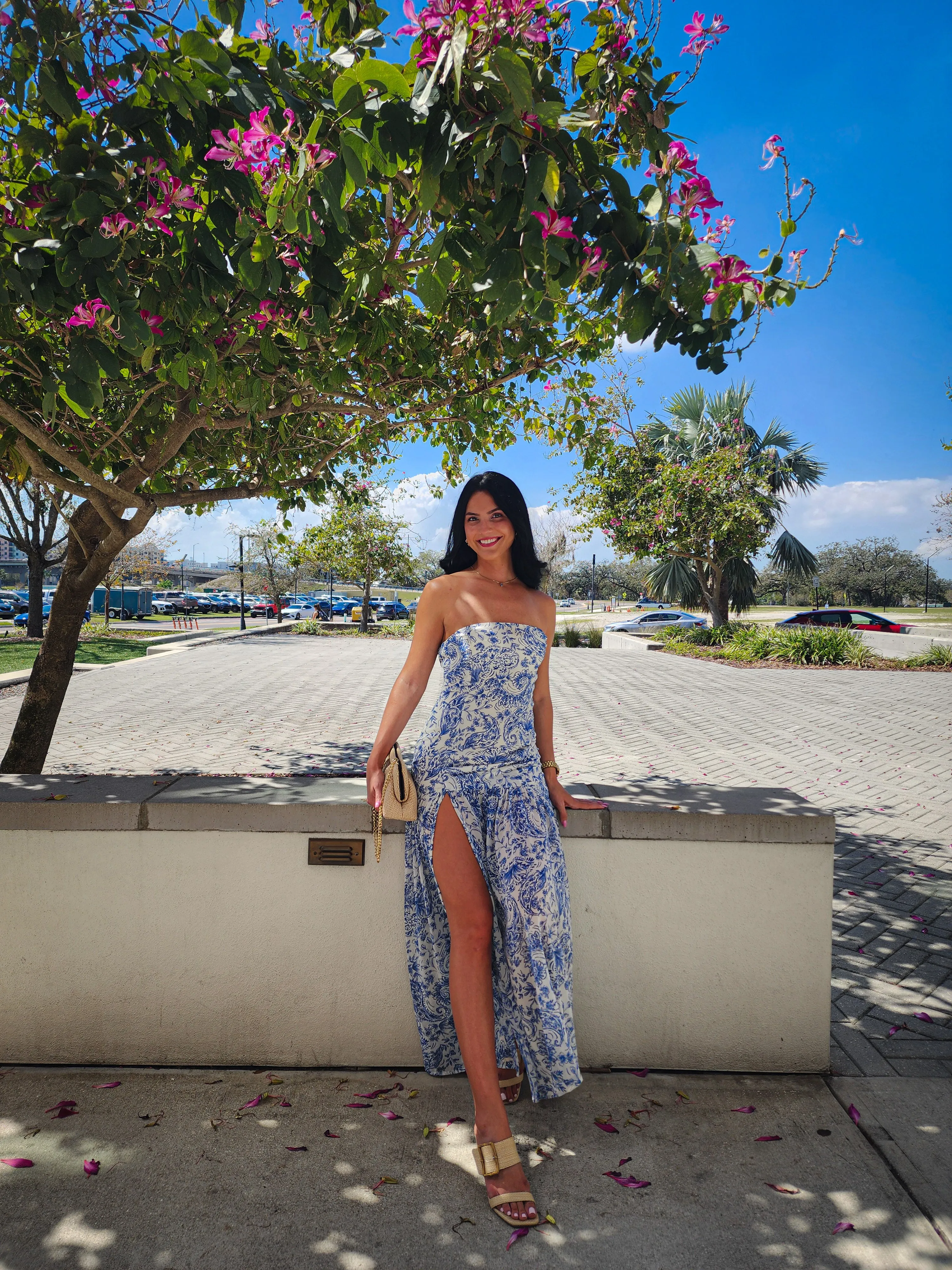 Riviera Strapless Maxi Dress