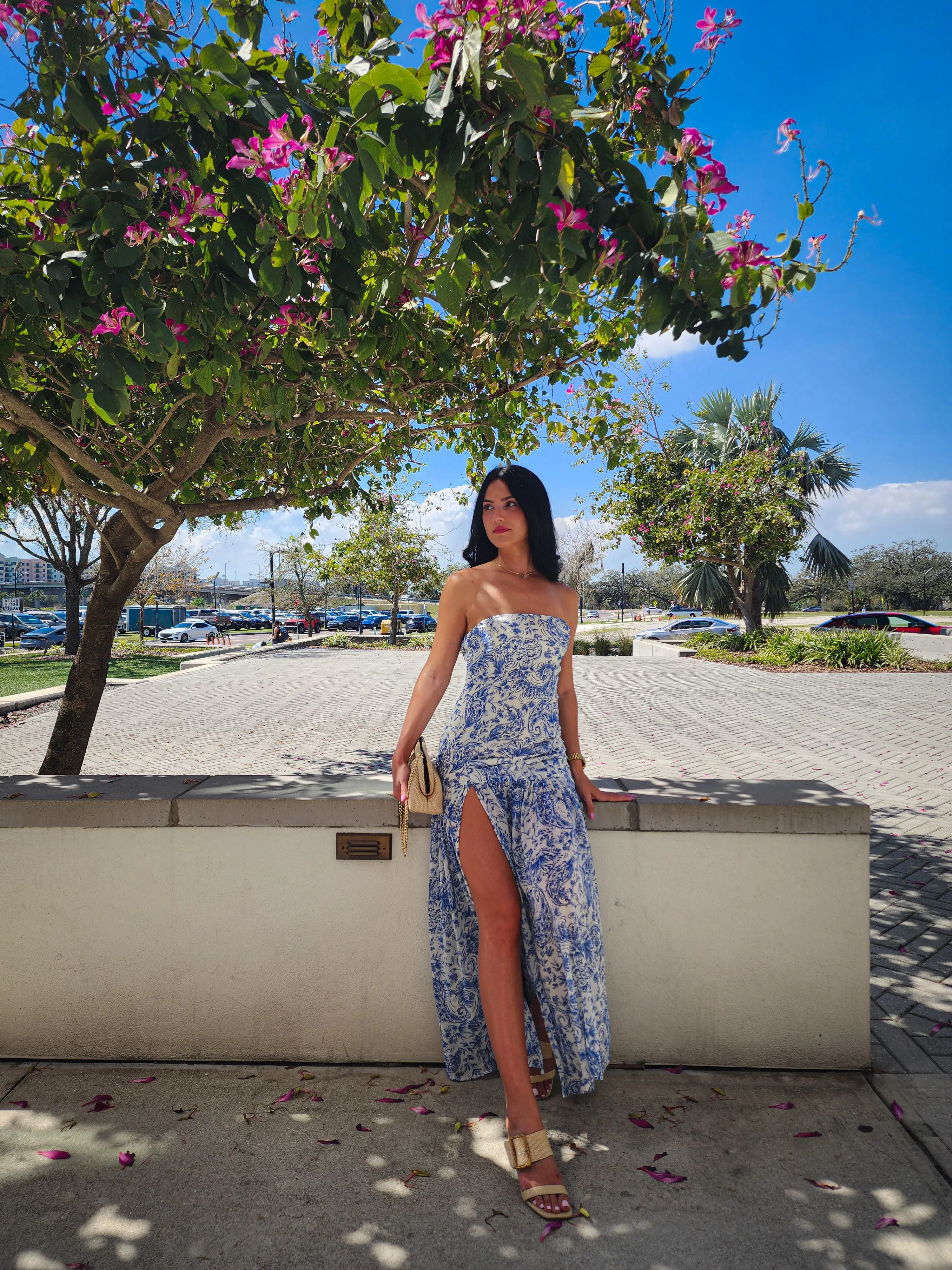 Riviera Strapless Maxi Dress