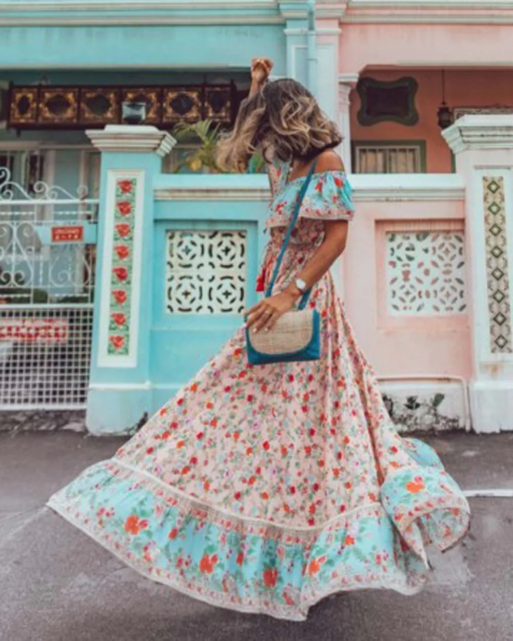 Sahara Rose Maxi Dress