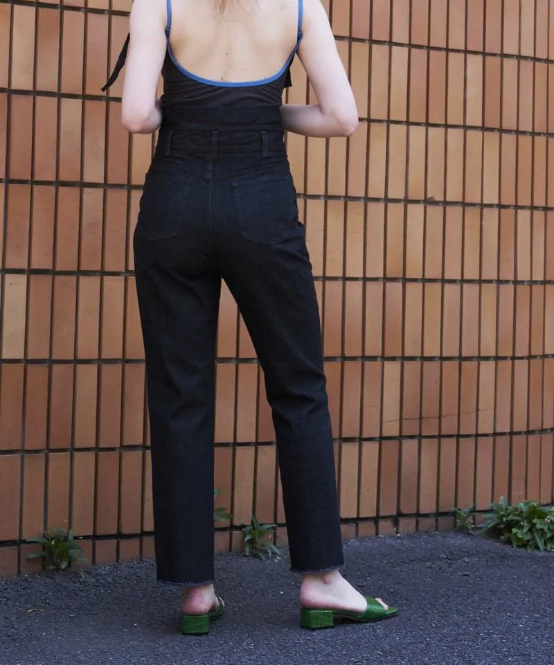 【SALE】High Waist Denim Pants