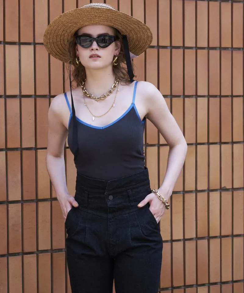 【SALE】High Waist Denim Pants