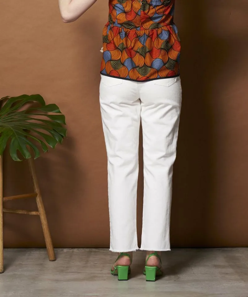 【SALE】High Waist Denim Pants