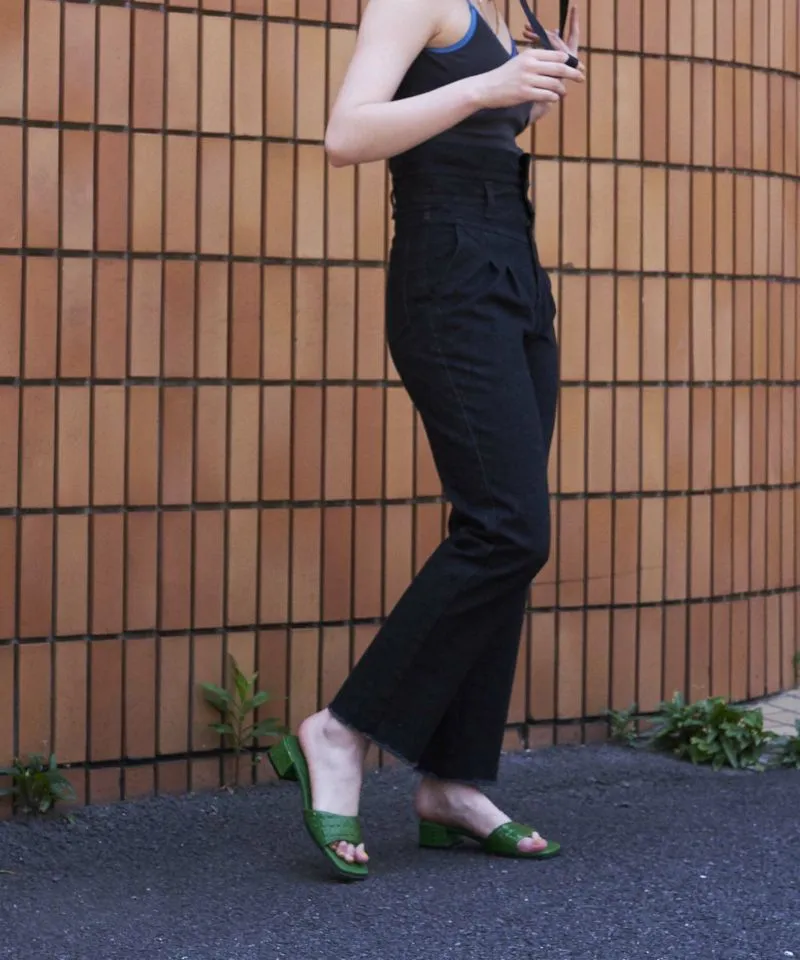 【SALE】High Waist Denim Pants
