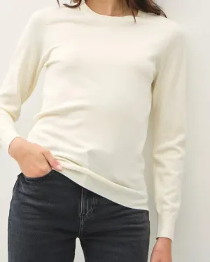 Sally Crew Blouse in Cream