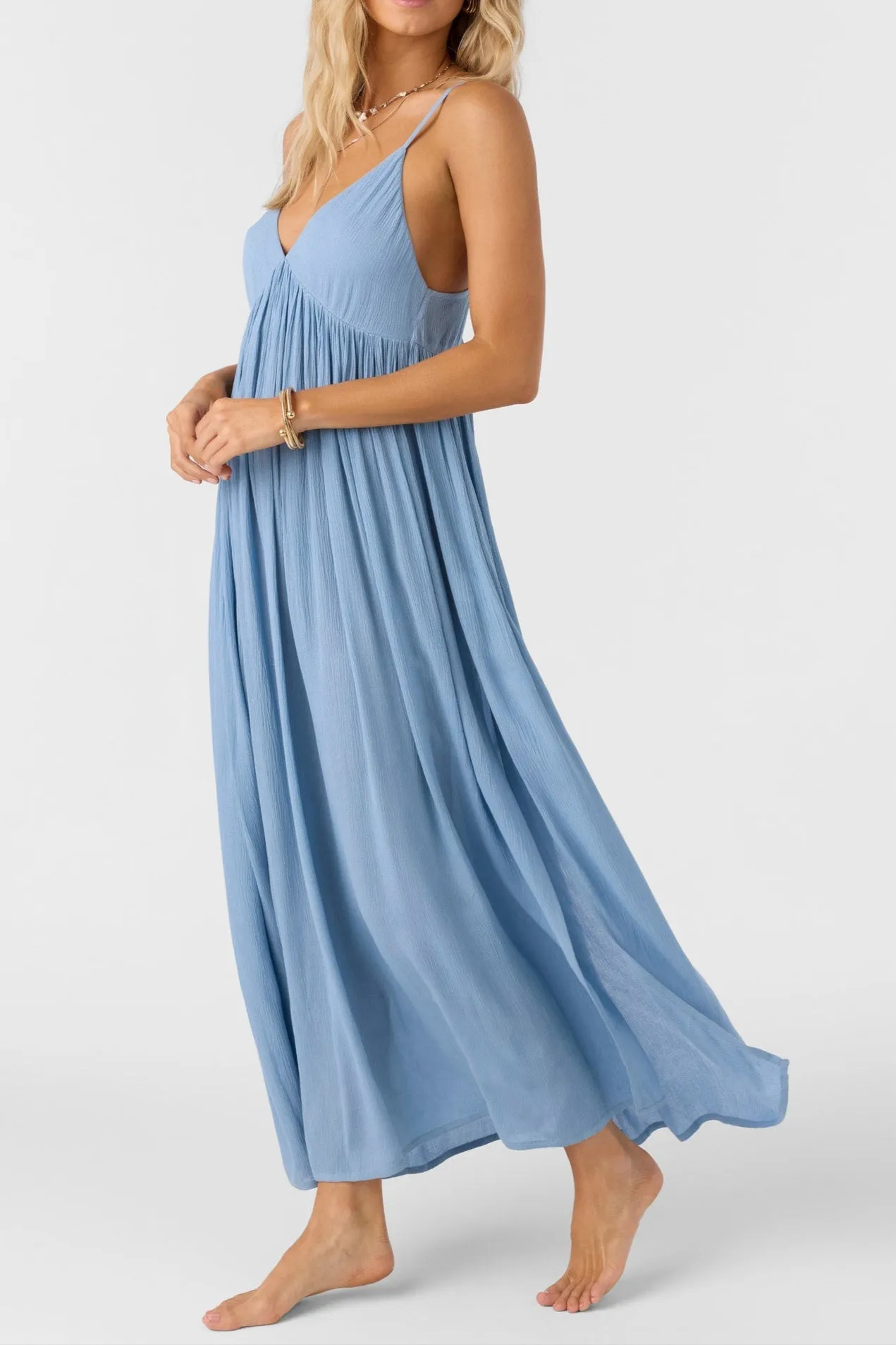 Saltwater Solids Mel Maxi Cover-Up Dress