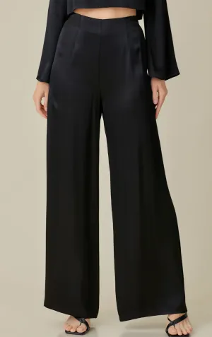 Satin Wide Leg Pants