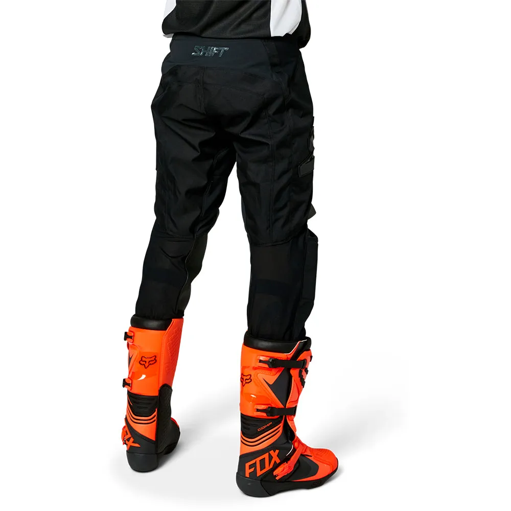 SHIFT WHITE LABEL BLAK PANTS [BLACK/BLACK]