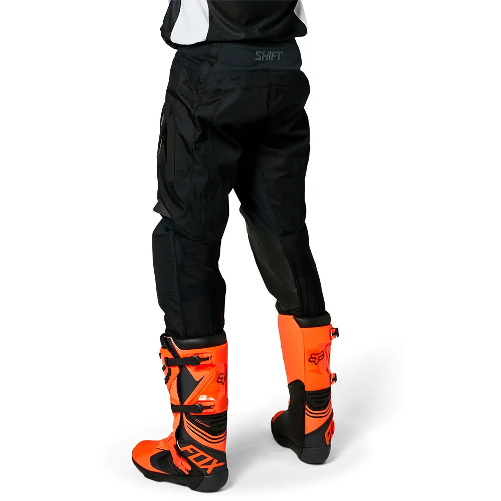 SHIFT WHITE LABEL BLAK PANTS [BLACK/BLACK]