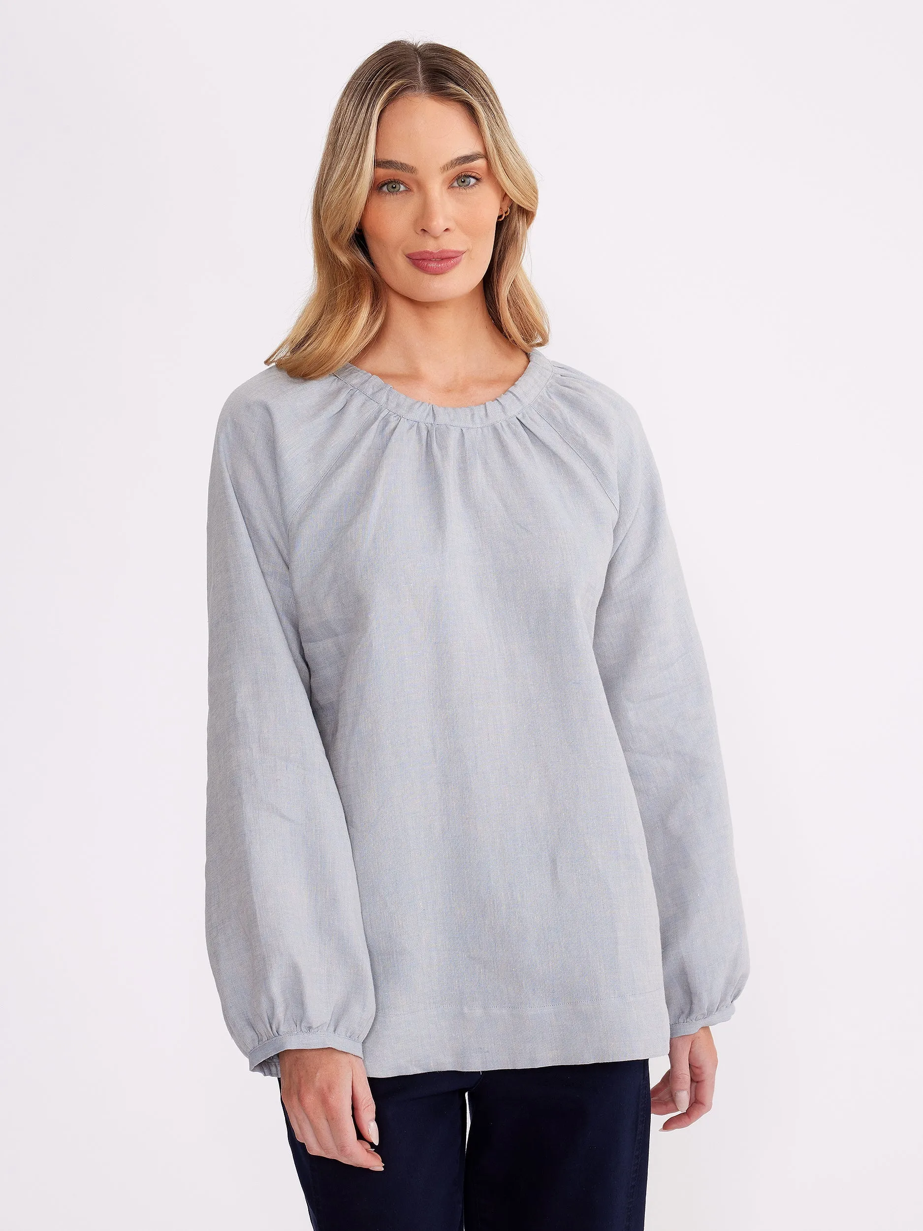 Shot Linen Top (YT24S4032)